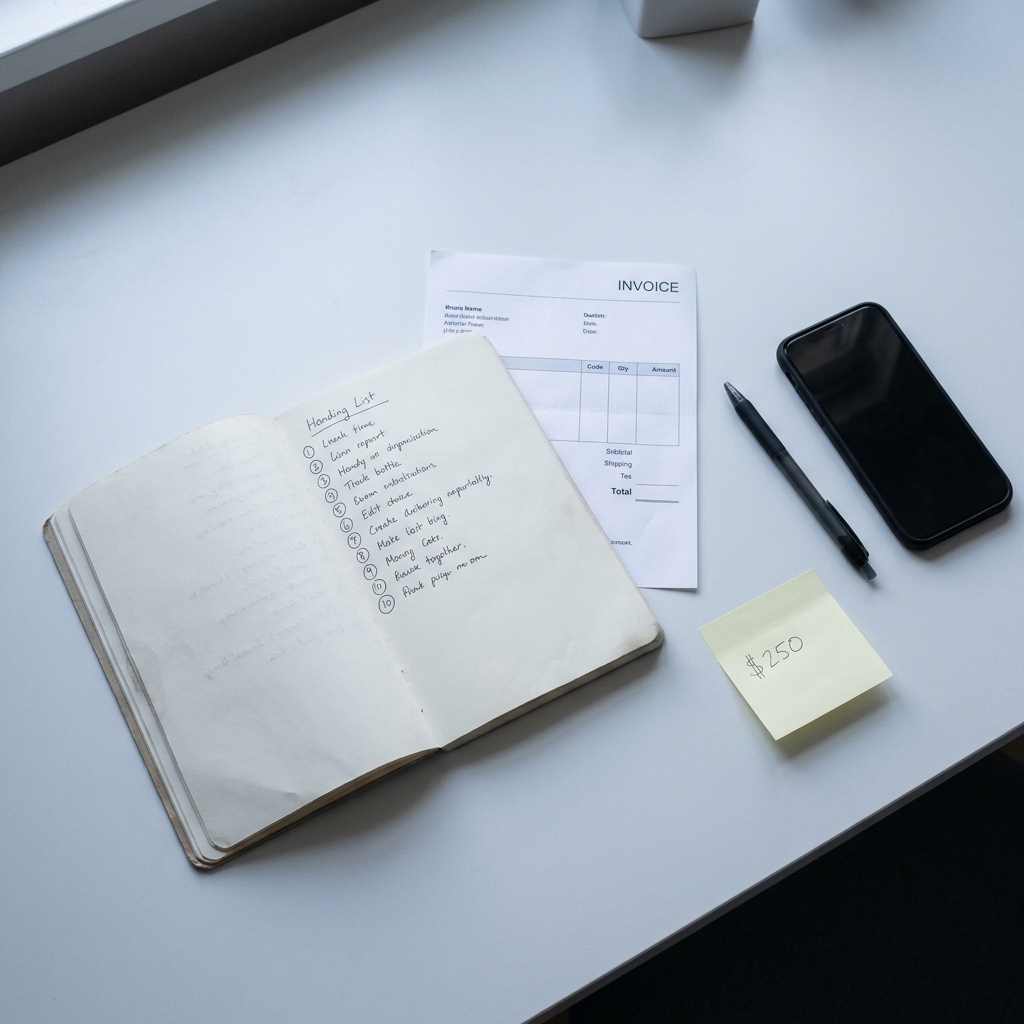 Step-by-step guidance checklist